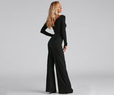 Stylish Affair – Jumpsuit mit O-Ring und weitem Bein